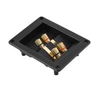 Altoparlante Terminale 4 Rame Binding Post Terminal Cable Connector Speaker Box Subwoofer Plug