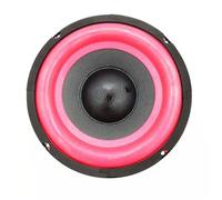 Altoparlante Tromba Tweeter per Auto Subwoofer per auto da 202 mm e 8 pollici, 400 W, 4 Ohm, con bordo in schiuma rossa, per sistema audio, woofer per bassi modificato fai da te