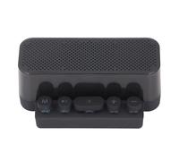 Altoparlante Vintage Nurnesy, Altoparlante BT con Tastiera Colorata, Suono Subwoofer, Luce Notturna per Ornamento da Scrivania, Materiale Plastico, 1200 MAh