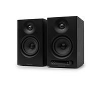 VULKKANO PRO4 Casse Monitor Studio con Woofer da 4”, Bluetooth, Ingresso Bilanciato TRS, RCA, Uscita per Cuffie, AUX, Ottica, Regolazioni EQ, Casse per PC