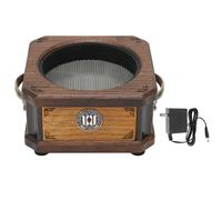 Altoparlante wireless Bluetooth 5.1 dal design retrò con suono stereo di qualità superiore per uso interno ed esterno. Altoparlante resistente ed