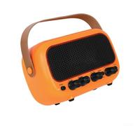 Altoparlante wireless compatto 5W ABS Materiale Nero (Arancione) | Doppio driver, audio puro da 5 W, bassi potenziati, distorsione zero, per tecnologia dsp