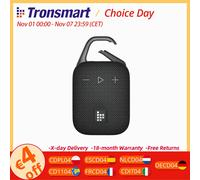 Altoparlante wireless portatile Tronsmart Mirtune H1 con gancio, impermeabile IPX7, riproduzione 20 ore, per campeggio, esterno