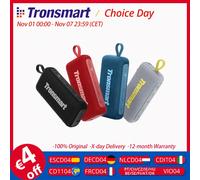 Altoparlante wireless portatile Tronsmart Trip 2 con bassi migliorati, Bluetooth 5.3, impermeabile IPX7, riproduzione 20 ore, per campeggio, escursionismo, attività all'aperto, regalo per Halloween