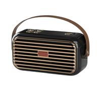 Altoparlante wireless vintage, audio retrò, dispositivo musicale portatile, altoparlanti ad alta fedeltà, batteria lunga durata 1200 mAh, uso in casa, campeggio, viaggi, 16,5 x 7,9 x 8,9 cm