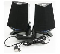 ALTOPARLANTI 2.0 PER COMPUTER NOTEBOOK 3W X 2 CON ILLUMINAZIONE A LED USB Q-C33