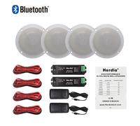 Altoparlanti Bluetooth impermeabili marini da 4 pollici 160W per ATV UTV SPA Golf Moto Barca SPA Altoparlante musicale per interni esterni a prova di raggi UV