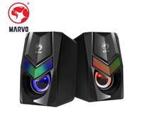 ALTOPARLANTI CASSE GAMING SCORPION SG118 USB 2.0 6W ILLUMINAZIONE LED RGB MARVO