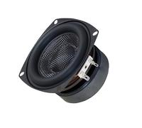 Altoparlanti del subwoofer 40w 4 pollici 4 pollici 4ohm 8ohm Hifi Woofer Speakers Bass Bass Blackshelf Altoparlante in vetro Bacino in fibra di vetro Home Theater Fai da te (Size : 8Ohm Circular 1Pc