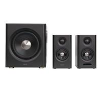 Edifier S355DB 2.1 Sistema di altoparlanti Hi-Res - 150W RMS, 5.8GHz Wireless Subwoofer, HDMI eARC, LDAC Bluetooth 6.0, USB-C, Ottico, Coassiale, Tri-Amp DSP, Premium Design (Nero)