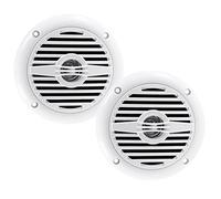 Altoparlanti esterni impermeabili, set completo di altoparlanti da incasso con cavo, per interni ed esterni, 100 mm/4", 60 Watt, 2 pezzi, colore bianco