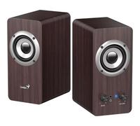 Altoparlanti Genius PC cavo 3,5 mm 10 W design legno con controlli