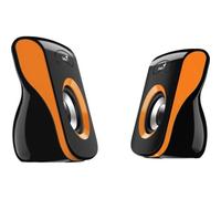 Altoparlanti Genius PC USB 2.0 6W Arancione e Nero