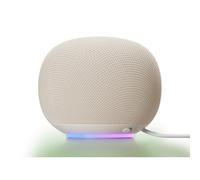 Altoparlante connesso Google Home Speaker Porcelain con Gemini AI e suono a 360°, Hub Matter/Thread, 3 microfoni, comandi touch e disattivazione microfono, USB-C - Nouvo