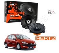 Altoparlanti Hertz DCX 130.3 Coppia Casse Posteriori per Peugeot 206 + Cavi