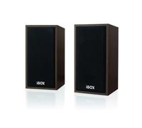 Altoparlanti iBox da scrivania cablati 2.0 10 W suono stereo per PC ciliegia