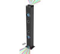 Altoparlanti Inovalley Torre Bluetooth 60W con LED multicolore e radio FM