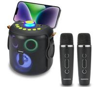 Altoparlanti karaoke wireless Bluetooth Daewoo da 15 W con microfono e luci LED