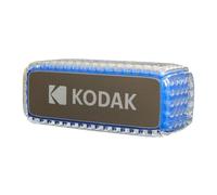 KODAK Altoparlante Bluetooth impermeabile IPX6, suono potente 8 W, illuminazione RGB, durata 5 ore, connessione Bluetooth V5.0, blu