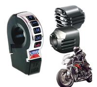 Altoparlanti Manubrio Wireless - Audio Impermeabile, Supporto Robusto, Stereo 20W X 2 + Driver Da 2,5 Pollici, Composito ABS Alta Resistenza - Per Scooter Pendolarismo