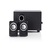 Set altoparlanti Nedis CSPR10021BK 16 W Zwart 2.1 canali