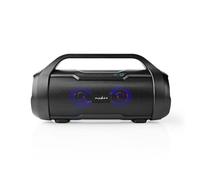 Bluetooth® Party Boombox | 6 ore | 2 | 60 W | Riproduzione multimediale: AUX/Micro SD/USB | IPX5 | Collegabile | Con maniglia | Nero