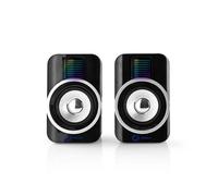 Altoparlanti Nedis stereo cablati 10W USB compatti per PC gaming