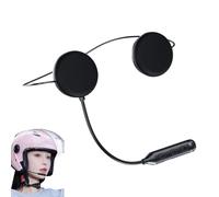 Altoparlanti per Casco - Intra-Casco Moto | Auricolari Intra-Ear Wireless Ultra-Fine 12mm con Controllo Musica e Chiamate - per Moto, Sci, Escursioni e Comunicazione Esterna