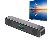 Altoparlanti Per Computer Portatile - Soundbar Stereo Alimentato Da USB, Mini Altoparlante Per Computer Desktop Con Subwoofer | Audio cablato, Configurazione Compatta Per Desktop A Do