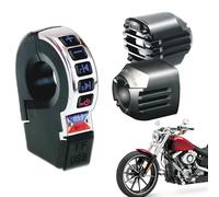 Altoparlanti per moto, amplificatore wireless con ricarica del telefono, barra audio impermeabile per moto, bicicletta, scooter, auto, ciclismo, automobilistico, adulti