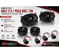 Altoparlanti per VW Golf 2 II Polo 86c 6N set completo casse anteriori +...