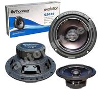 Altoparlanti Phonocar 02616 Coppia Casse per Auto Sistema a 2 Vie 165mm 150W