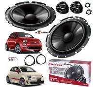 Altoparlanti Pioneer TS-g170C con supporti adattatori Anteriori per Fiat 500