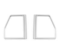 Altoparlanti Portiera Decorare Per Suzuki Per Jimny JB64 JB74 2019 2020 2021 2022 2023 Altoparlanti Per Portiere Auto Stereo Decorazione Copertura Finiture Per Audio(D-silver)