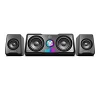 Altoparlanti Rebeltec Multimedia 2.1 USB 22W con subwoofer potente e LED RGB