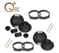 Altoparlanti Renegade Kit 6 Casse Auto fit Lancia Musa Anteriori e Posteriori