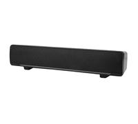 Altoparlanti Soundbar per PC, Altoparlanti da Gioco per Computer Cablati Soundbar con Stereo Surround, Cassa Audio Surround per Bassi Lettore Musicale, Ingresso da 3,5 Mm per PC Cellulari Tablet(Nero)