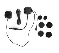 Altoparlanti stereo Bluetooth per moto, antivento, impermeabili, con riduzione del rumore, vivavoce, sistema audio universale per casco, cuffie per