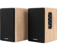 THOMSON Cosy - Altoparlanti da 150 W, stereo, Bluetooth 5.3, riproduzione USB, telecomando, consigliato per smatfone, PC e giradischi in vinile, finitura legno - WS902DUO