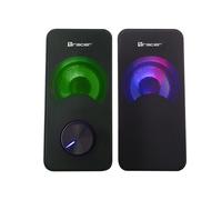 Altoparlanti USB 2.0 Tracer RGB 6W design moderno Loop TRAGLO46366