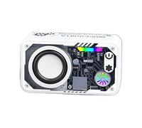 Altoparlanti Wireless Per Esterno | Audio Surround 3D,Altoparlante Con Stile Robot Per Interni Ed Esterni Con Audio 3D Surround E LED Multicolore