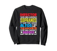Altos Tenors Sopranos - Direttore degli amanti della musica Felpa