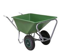 ALTR.-FORT 20287 silo PE160 2 Grande capacità Camion 160 Litri 2 Ruote PE Deep vassoi, Telaio Tubolare in Acciaio con Braccio di Supporto inclinabile