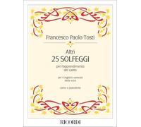 ALTRI 25 SOLFEGGI PER L'APPRENDIMENTO DEL CANTO