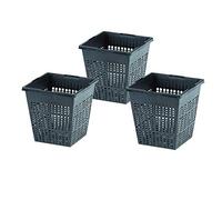 Altri cestini quadrati per laghetto e giardino, confezione da 3 (X-Small 11 x 11 x 11 cm)