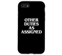 Altri doveri assegnati - Bibliotecario bibliotecario di parole divertenti Custodia per iPhone SE (2020) / 7 / 8