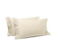 Altri - Federa Percalle Tinta Unita Standard Avorio