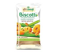 Altricereali ALTRICEREALI BISCOTTI DI GRANO SARACENO CON CAROTA E MANDORLE BIO 250 G