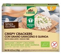 AltriCereali Crispy Crackers Con Grano Saraceno E Quinoa Senza Glutine 120 g