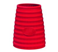 Isi protezione in silicone antiscottatura per sifone da 100 cl gourmet, prodotto professionale - rosso silicone 672104